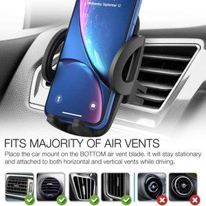 Air Vent Car Mount Premium Universal Phone Holder Cradle